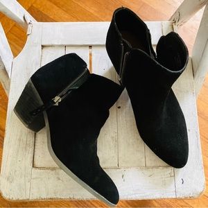 Frye & co black size 8 leather booties western boots